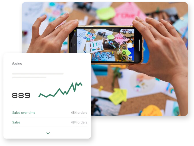 Sales analysis growth chart for targeted marketing campaigns